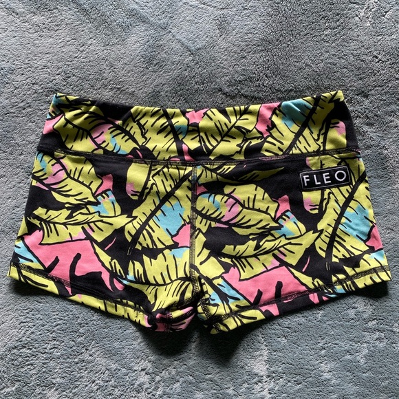 Fleo Pants - Fleo Miami leaf original shorts - M